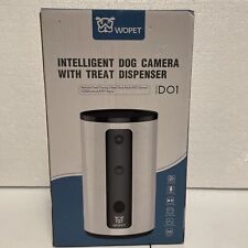 Wopet Intelligent Dog Camera With Treat Dispenser Model D01 New Open Box