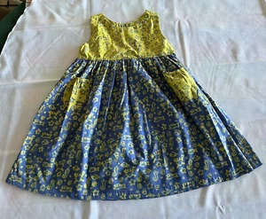 Corkeys Kids Fish Ocean Design Pocketed Girls Dress Size Large - Picture 1 of 8
