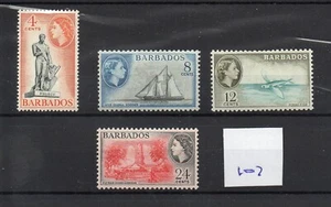 Barbados - (107) 1953 - Definitive selection - mint - SG Cat £5 - Picture 1 of 1