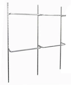 Rückwandsystem Wandgarderobe begehbar Kleiderschrank Regalsystem Wandregal Regal - Bild 1 von 5