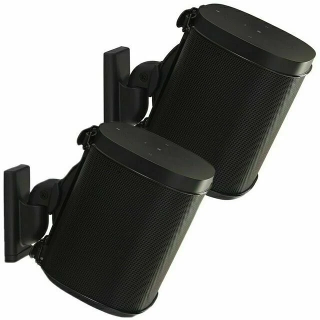 SANUS WSWM22B1 Adjustable Speaker Mounts - Black