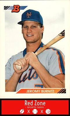 1992 Bowman - #189 Jeromy Burnitz NM Set Break. - Image 1 of 2