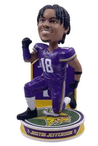 Justin Jefferson (Minnesota Vikings) 2023 Hero Series NFL Bobblehead by FOCO Cover
