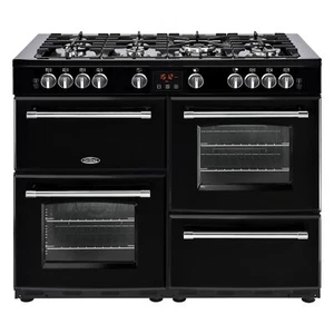 Belling FARMHOUSE 110 DFT Black Range Cooker 110 cm breit