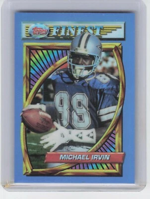 1994 Topps Finest Michael Irvin #79 Refractor Dallas Cowboys  - Image 1 of 2