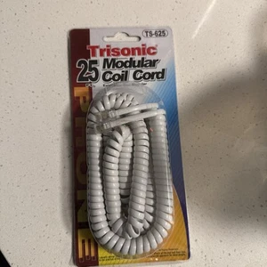 Trisonic 25ft modułowa cewka telefoniczna biała - Zdjęcie 1 z 1