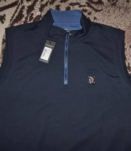 NEU F&G TECH 1/4 Zip Pullover Sweater Weste Shirt SHINNECOCK HILLS GOLFSCHLÄGER XL - Bild 1 von 7