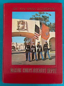 1969 Marine Corps Recruit Depot Year Book San Diego Platoon 1044 USMC - Picture 1 of 2