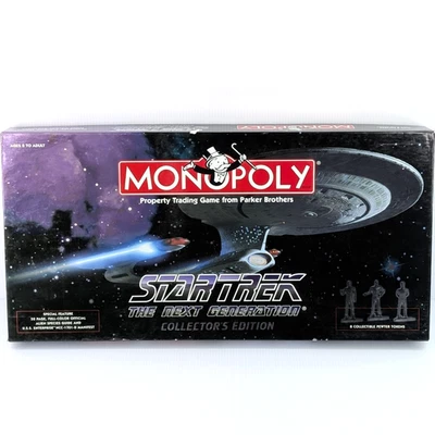 Monopoly Star Trek The Next Generation Collector’s Edition Game 100% COMPLETE - Image 1 of 4
