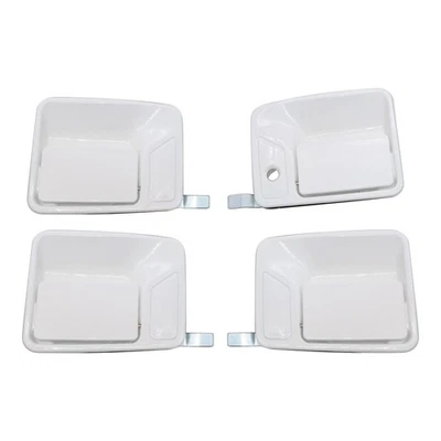 Repuesto de manija de puerta delantera y trasera 4 piezas para Ford Super Duty F250 F350 1999-2016 Foto 1 de 4