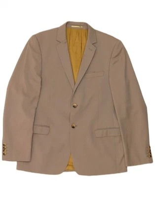 DKNY Mens 2 Button Blazer Jacket UK 40 Large Grey Wool BC11 - Image 1 of 4