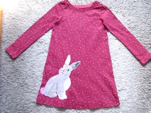 Mini Boden Kleid -Hasen Applikation- 9-10 Jahre - Bild 1 von 5