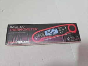 Alpha Grillers Instant Read Meat Thermometer for Grill Smoking and Cooking Temp - Picture 1 of 1