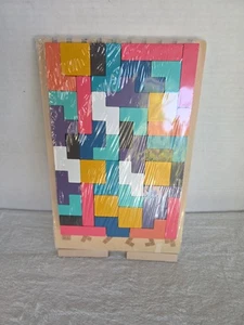 Wooden Variable Puzzle Toy Design Board Versatile Blocks Educational Ages 3+  - Picture 1 of 10