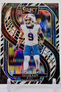 2024 Panini Select Zebra Premier Level Taylor Rapp Buffalo Bills Case Hit SSP - Picture 1 of 2