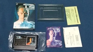 Rare Famicom Terminator 2 Game Box Manual Postcard Tested Good Condition - Picture 1 of 12