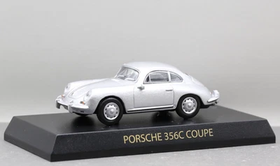 Kyosho 1/64 Porsche Collection 1 Porsche 356C cupé 1965 plateado Foto 1 de 4