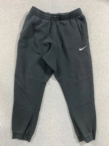 Nike Jogginghose Herren L Large schwarz Club Fleece Jogginghose Kordelzug Sport Gym - Bild 1 von 8