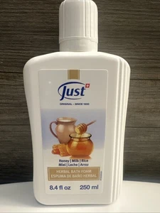 Swiss Just 🛒 Honey Milk Rice Miel Leche Arroz Herbal Bath 🛀 Foam Espuma p Baño - Picture 1 of 2