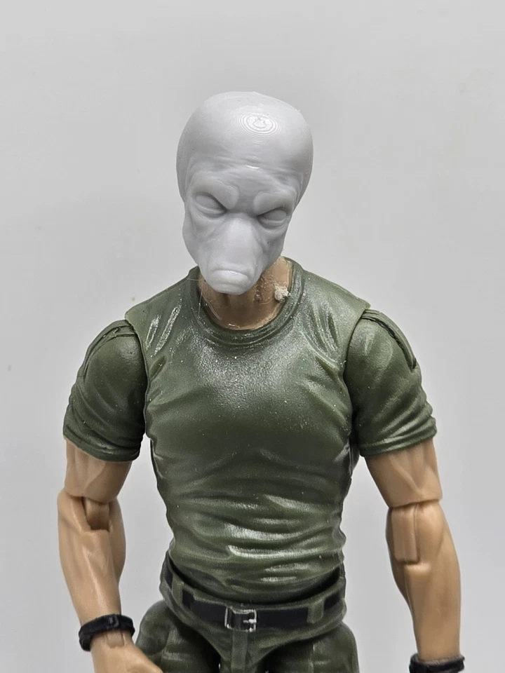 Cabeza SHRIV de piloto rebelde impresa en 3D 1:18 3 3/4" GI Joe 25 aniversario B89 Foto 1 de 1