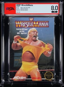 WWF WrestleMania (NES 1989) CIB - PSA8