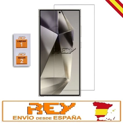 REY® Protector Pantalla para SAMSUNG GALAXY S24 ULTRA Cristal Templado p1441 vr