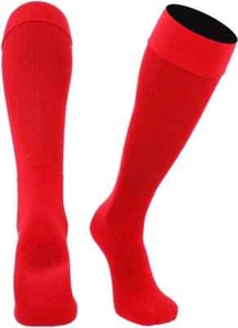 TCK Adult Unisex Multisport Size Large Scarlet Red Knee High Tube Socks NWT - Picture 1 of 1
