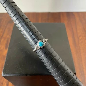Anillo vintage color turquesa. Tamaño ajustable. Bisutería. - Imagen 1 de 5