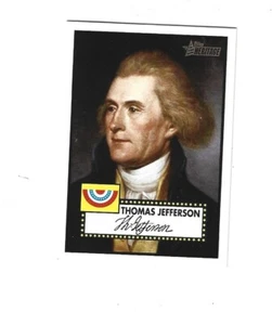 2009 Topps American Heritage Heroes #11 Thomas Jefferson - Picture 1 of 1