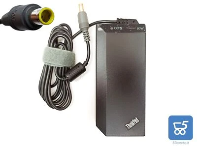 Alimentatore Caricabatteria Originale Lenovo 90W 20V 4,5A spinotto Tondo 5,5mm - Immagine 1 di 3