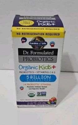 Garden of Life Dr. Probióticos formulados orgánicos para niños + cereza Berry EXP 12/2025 Foto 1 de 4