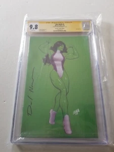 SHE-HULK #2 (2022) GRADED CGC 9.8 VIRGIN SIGNED DAVID NAKAYAMA BAM BOX VARIANT - Picture 1 of 7
