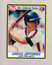 1991 Post Gregg Jefferies Baseball Card New York Mets
