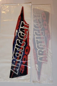 Arctic Cat 300 4x4 4-Wheeler Tank Decal 0411-256 & 0411-257 LH RH Red - Picture 1 of 2