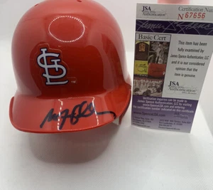 MATT HOLLIDAY SIGNED ST. LOUIS CARDINALS MINI HELMET w/ JSA COA. - Picture 1 of 3