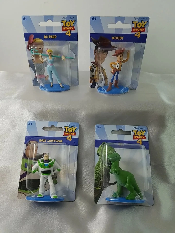 Toy Story Action Figures Woody Buzz Lightyear Cake Toppers Disney