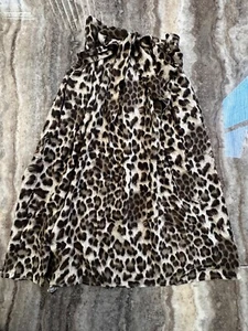 Nuova con etichette - Gonna donna taglia grande - stampa leopardata/stampa animalier paperbag - mikarose - Foto 1 di 2