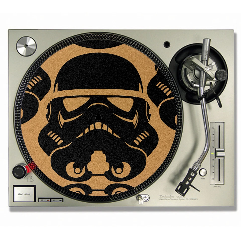 Stormtrooper Vinyle Liège Disques de Feutrine / Platine Slip Tapis