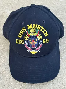 Gorra de béisbol USS Mustin DDG 89 Marina de EE. UU. - EL CUERPO - ajustable - ¡BONITO! - Imagen 1 de 6