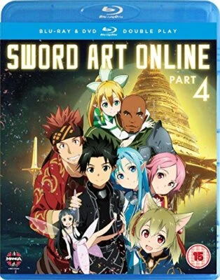 Sword Art Online Part 4 (Episodes 20-25) Blu-ray - DVD  M2VG The Cheap Fast Free - Image 1 of 2