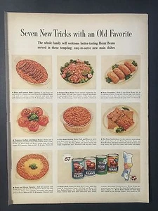 Anuncio vintage 1956 para Heinz Beans - Imagen 1 de 1