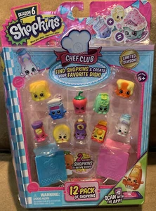 SHOPKINS CHEF CLUB 12 PACK LIMITED SEASON 6 - Picture 1 of 2