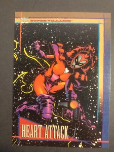 Skybox Trading Card Heart Attack #102 Marvel Super Villians 1993 LP - Picture 1 of 2