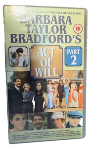 Act Of Will - PART TWO (VHS TAPE) VICTORIA TENNANT ELIZABETH HURLEY PETER COYOTE - Picture 1 of 6