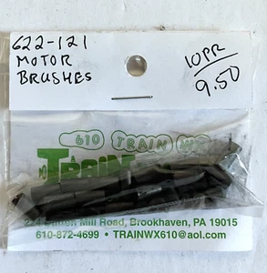 Train Worx 622-121 O Gauge Diesel Locomotive Slotted Motor Brushes (20) - Picture 1 of 3