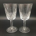 2 (Of 6) Waterford Crystal Lismore Wine Water Goblets Hock Stems 9 Oz.  Perfect