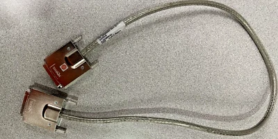 Nortel Amphenol 3ft Stacking Cable P/N 555250002 Rev B AL2018009-E6 214703-b - Image 1 of 4