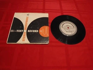 Stereo Monophonic Test Record #1 1959 7" 33 RPM Electronics World Magazine - Picture 1 of 8