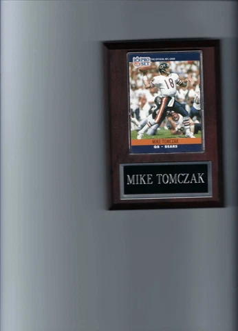 MIKE TOMCZAK PLAQUE CHICAGO BEARS FOOTBALL NFL C Cover