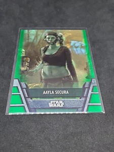Star Wars Topps Holocron 2020 Green Parallel Insert Card JEDI-12 Aayla Secura - Picture 1 of 1